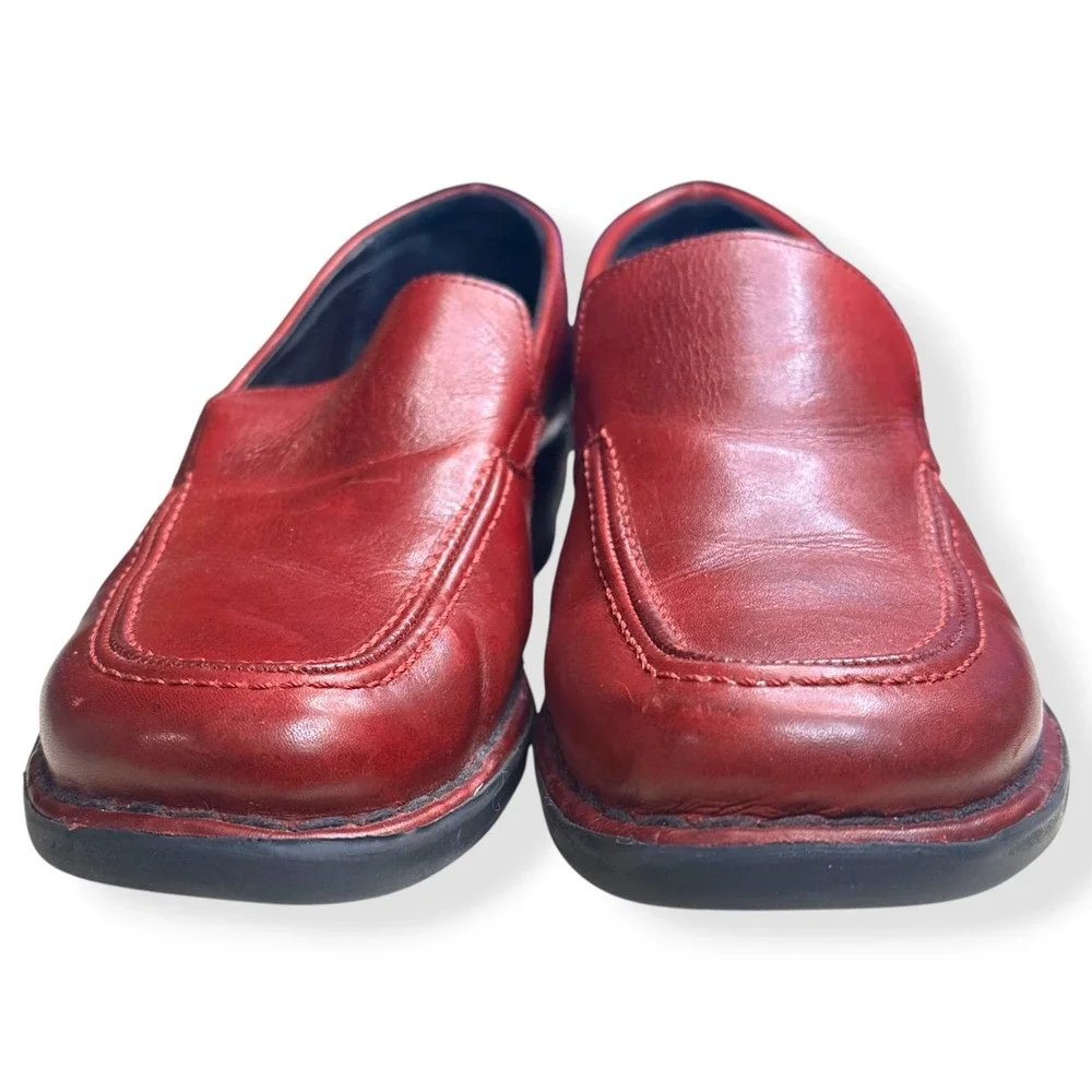 Pikolinos Jerez Loafers Leather Red‎ Comfort Casual Travel Womens EU 38 US 7.5